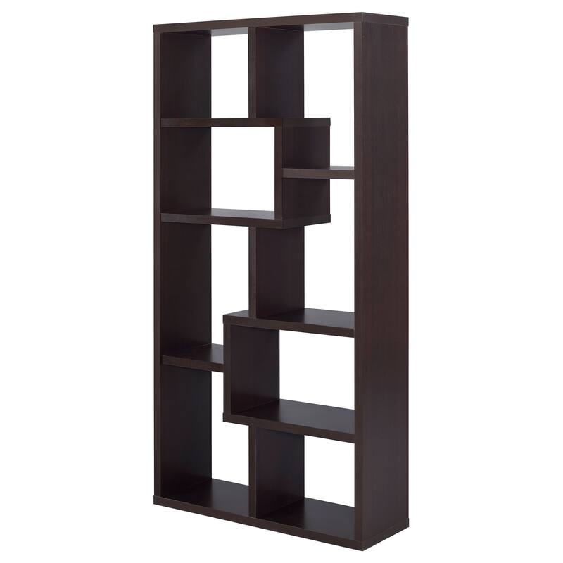 7 Shelves Storage Shelf Solid Wood Furniture