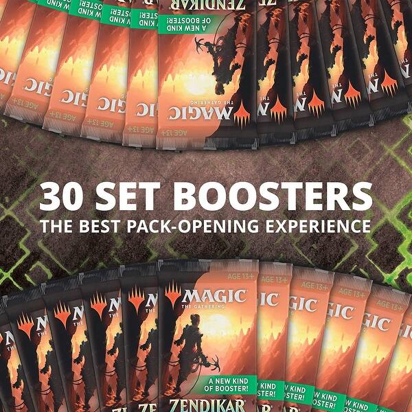 magic the gathering zendikar rising booster box MAGIC THE GATHERING ZENDIKAR RISING COLLECTOR BOOSTER PACK – DEN OF DECKS main image 0