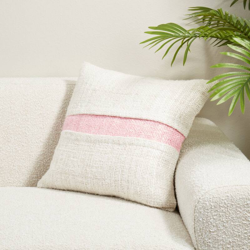 Banded Throw Pillow
