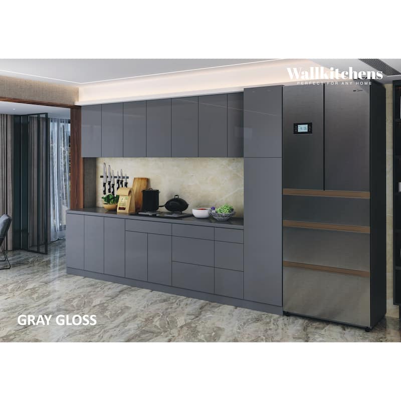 Kitchen Metropolitan Collection Gray Color Base Size 11Ft Wide - 132x24