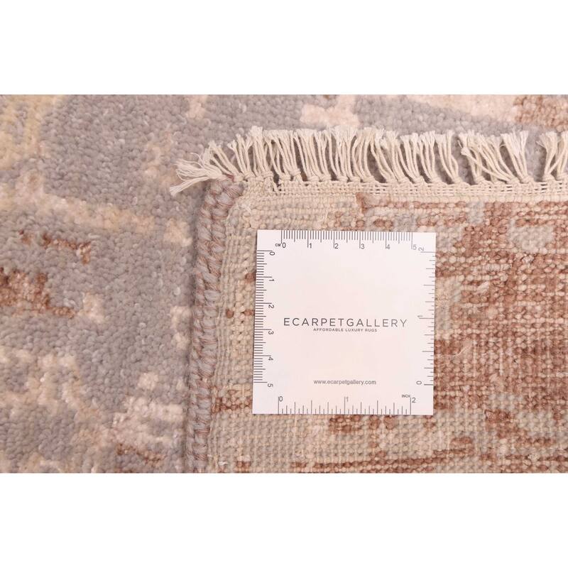 ECARPETGALLERY Hand-knotted Legacy Cream Silk, Wool Rug - 9'11 x 13'8