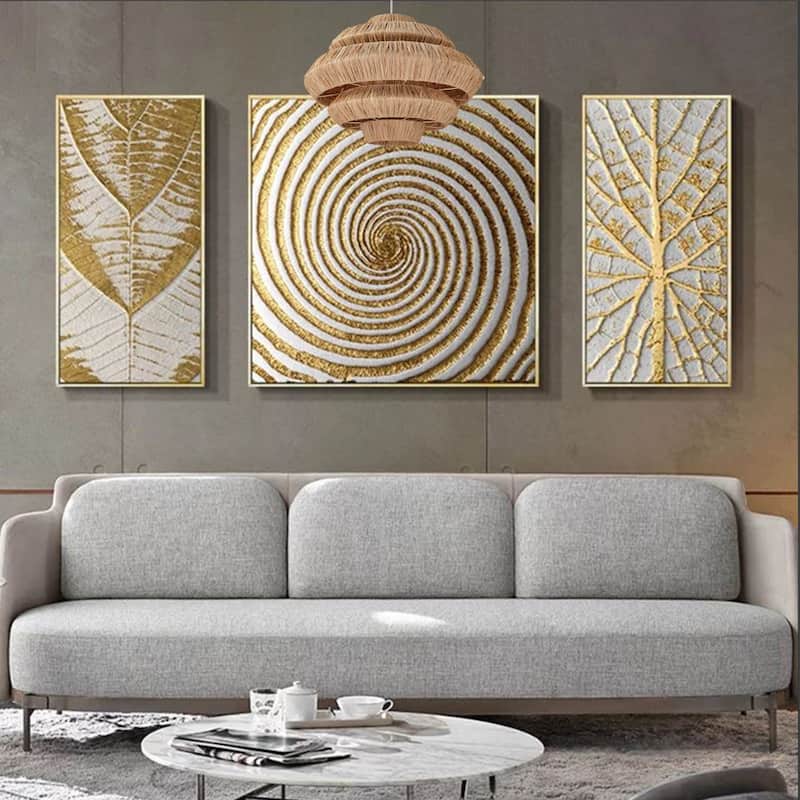 3 Light Pendant in White Finish with Raffia Shade - 27.55"W x 19.68"H x 27.55"D