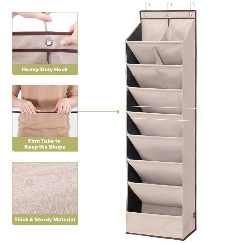 Over the Door Shoe Organizer with 10 Pockets