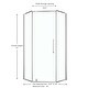 preview thumbnail 6 of 4, Lordear Shower Door 34-1/8" x 72" Semi-Frameless Neo-Angle Hinged Shower Enclosure