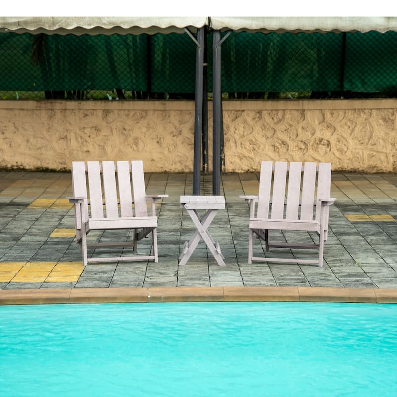 San Juan Fully Assembled All-Weather Recycled HDPE Outdoor Folding Bistro table