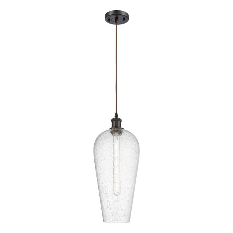 Innovations Lighting Endless Possibilities Ballston - Chelsea - 1 Light 8" Cord Hung Mini Pendant - Oil Rubbed Bronze/Seedy