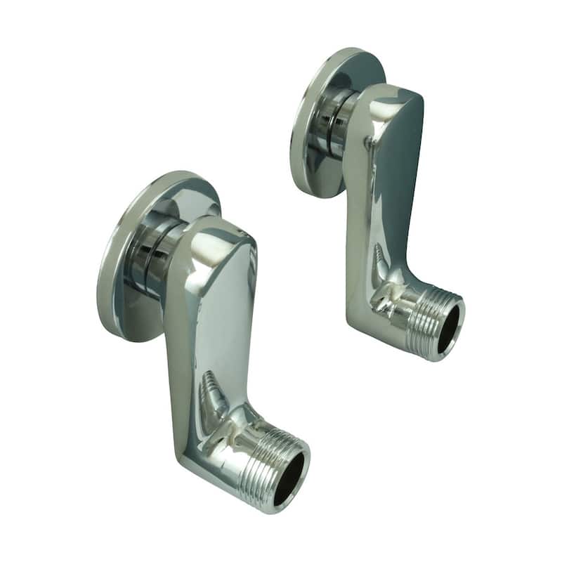 Chrome Plated Brass Swing Arm Coupler Wall Mount Adjustable Bathtub Faucet Part Renovators Supply - Chrome