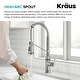 preview thumbnail 10 of 49, KRAUS Allyn Commercial 2-Function 1-Handle Pull Down Kitchen Faucet