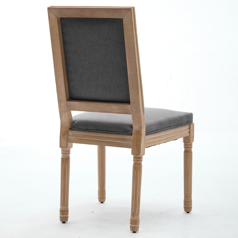 Farmhouse Rattan Dining Chairs Set of 2, Mid Century Modern Kitchen & Dining Room Chairs, Cane Upholstered Kitchen Side Chair