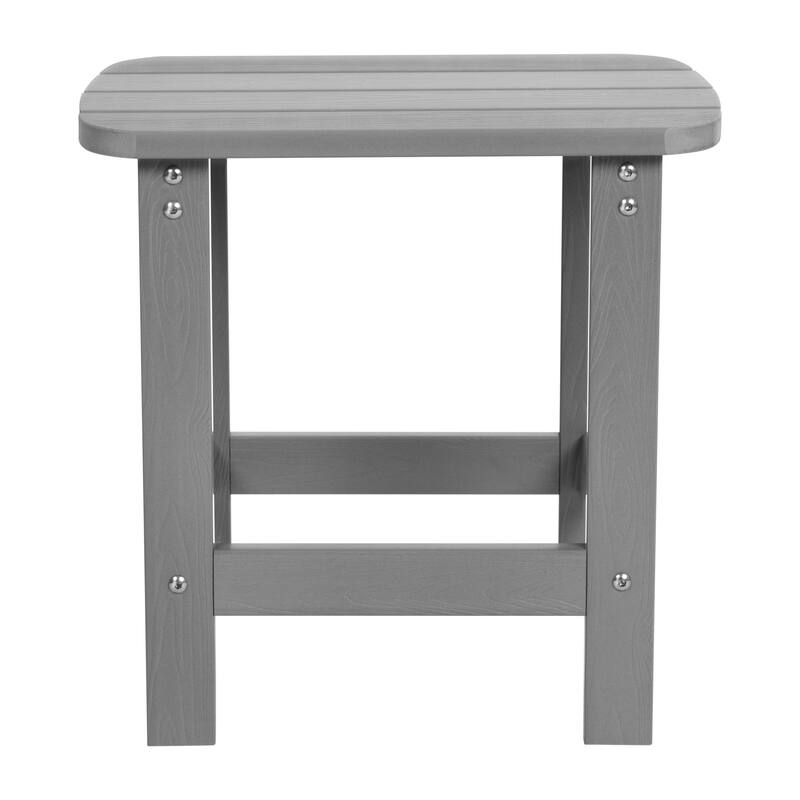 All-Weather Poly Resin Adirondack Side Table - Patio Table