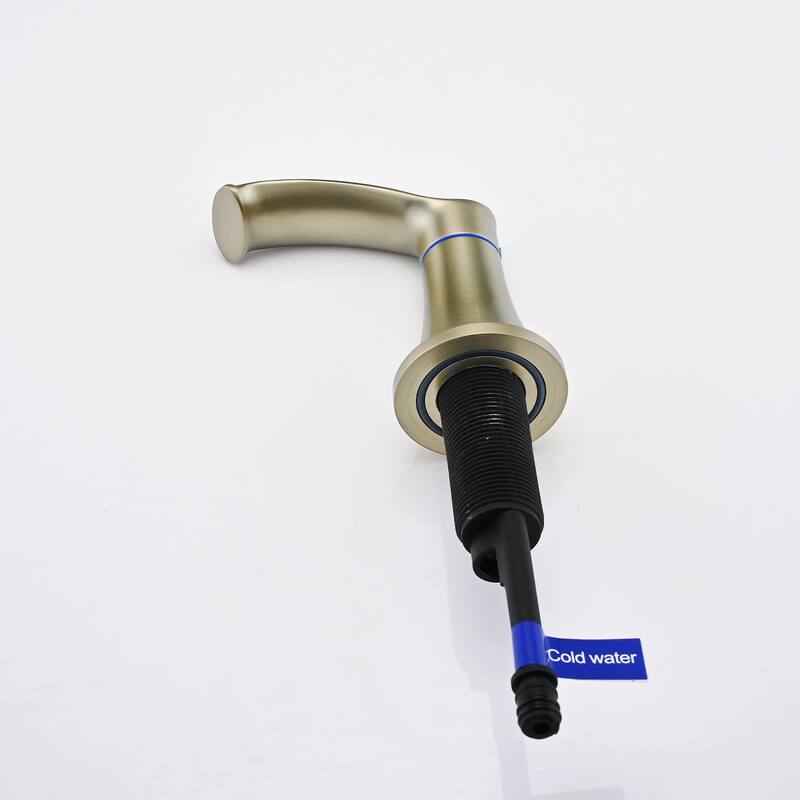 2 Handle Bathroom Sink Faucet with Pull Out Sprayer, Silent Splashback, Rust and Corrosion Resistant, Resists Discoloration