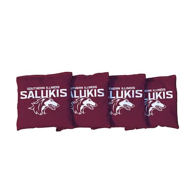 SOUTHERN ILLINOIS SIUC SALUKIS Maroon Cornhole Bags