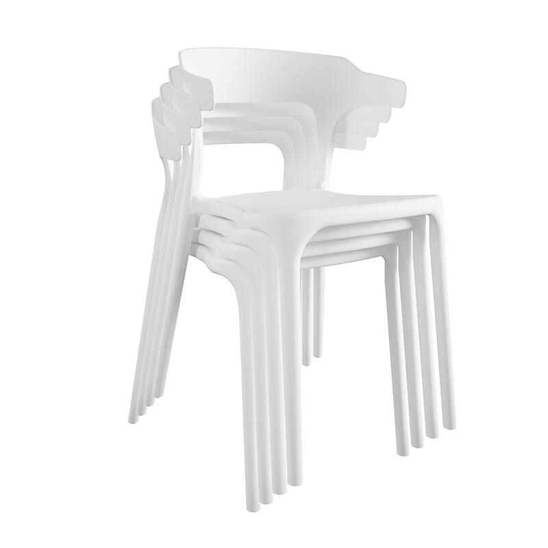 The Novogratz Poolside Felix Stackable Dining Chairs