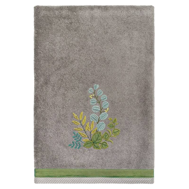 Authentic Hotel and Spa 100% Turkish Cotton Botanica 3PC Embellished Towel Set