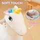 preview thumbnail 14 of 18, 6V Electric Ride-On Pony with Music, PU Wheels, Comfortable Seat, and Handle Control, Ages 3+