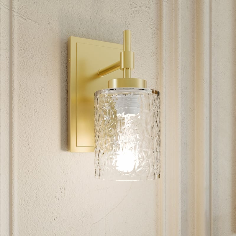 Acroma 1 - Light Dimmable Steel Armed Sconce - Satin Brass