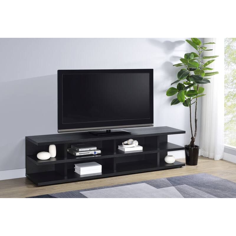Starnes 78-inch 2-tier TV Stand - Black