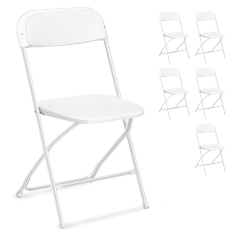 Plastic Folding School Conference Chair Set (Set of 10)