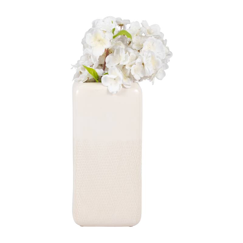 Sagebrook Home Ceramic Vase, Versatile Home Accents for Stylish Decor