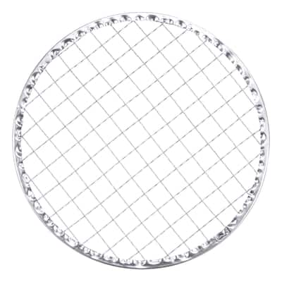 10pcs Round BBQ Grill Net 6.5" Dia Galvanized Iron Barbecue Mesh Mat for Baking