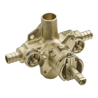 Moen 1/2 Inch PEX Posi-Temp Pressure Balancing Rough-In Valve (With