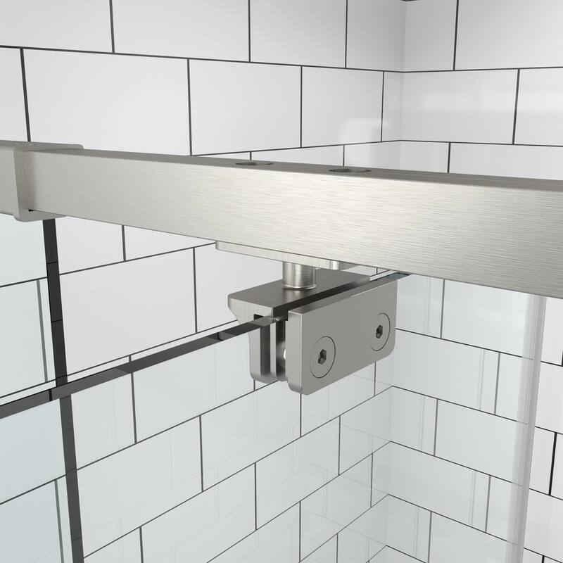 Modland 42''/48''/54''/60''W x 71''H Frameless Pivot Swing Shower Door Enclosure with 1/4" SGCC Tempered Glass Door