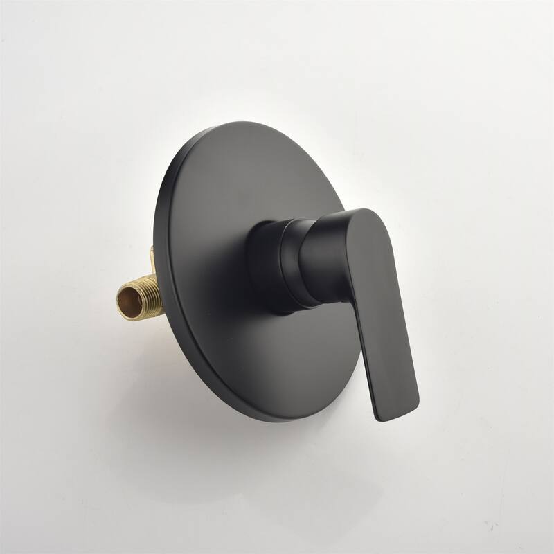 Wall Mount Shower Faucet with Hand Shower Brass Complete Shower System with Slide Bar Valve Included