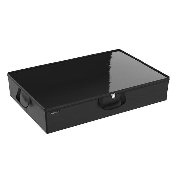 slide 2 of 5, ClosetMaid Capsule Under Bed Fabric Organizer Black