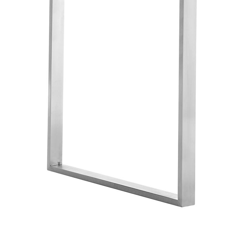 Fenton 63" Dining Table with Charcoal Top & Sled Base