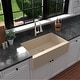 preview thumbnail 4 of 65, Karran Farmhouse/Apron-Front Quartz Single Bowl Kitchen Sink Kit