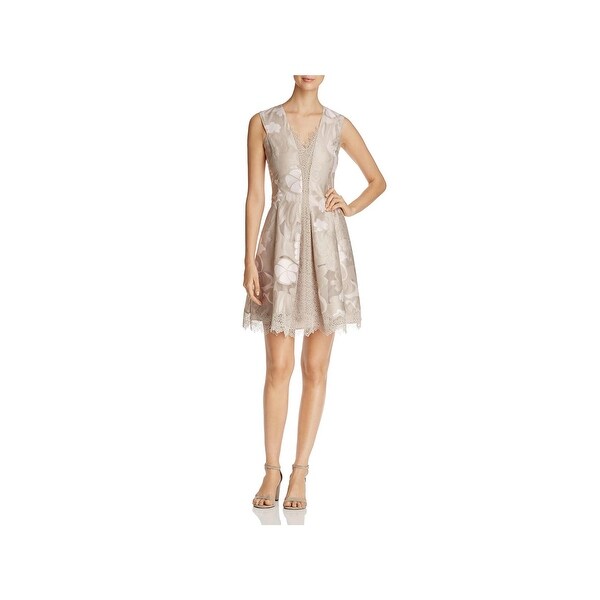 khaki occasion dress