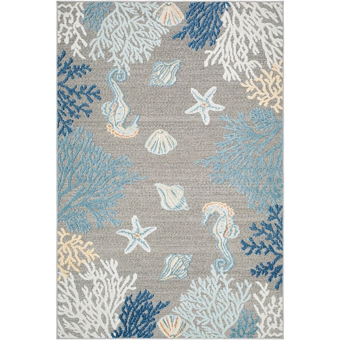 Livabliss Lakeside Coastal Indoor/Outdoor Area Rug