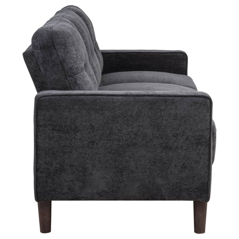 Bowen II Fabric Upholstered Track Arm Sofa Set