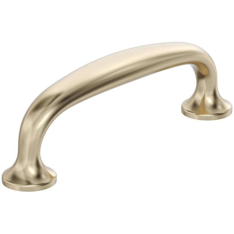 Amerock BP37395 Renown 3" Center to Center Handle Cabinet Pull - Golden Champagne