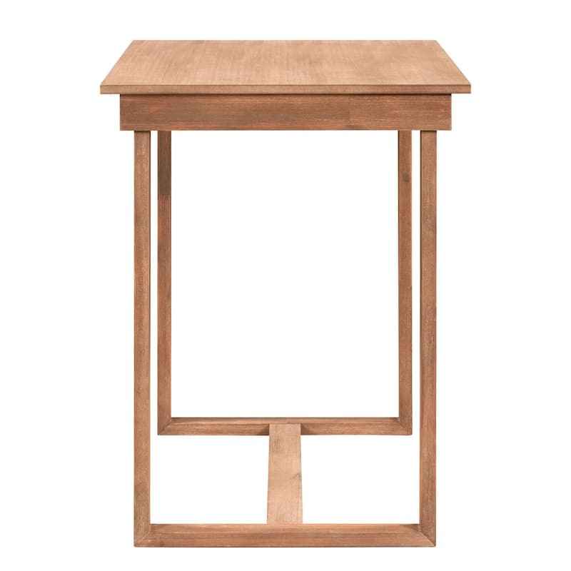 5 Piece Counter Height Dining Table Set for 4, Kitchen Rectangle Table Set with 4 Chairs, Dining Room Table Set for Small Place