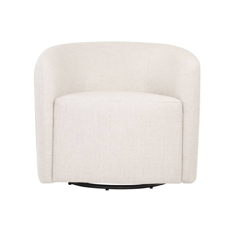 HomePop Nora Upholstered Swivel Accent Chair