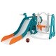 preview thumbnail 10 of 8, Costway 5-in-1 Toddler Slide Set with Basketball Hoop and Swing Baby - See Details