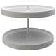 preview thumbnail 1 of 4, Rev-A-Shelf Lazy Daisy Polymer 24 Inch Full Circle 2 Shelf Lazy Susan White