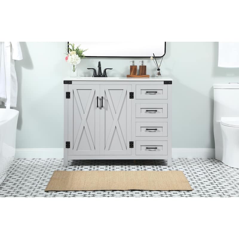 Vine 42 - 48 Inch Single Bathroom Vanity