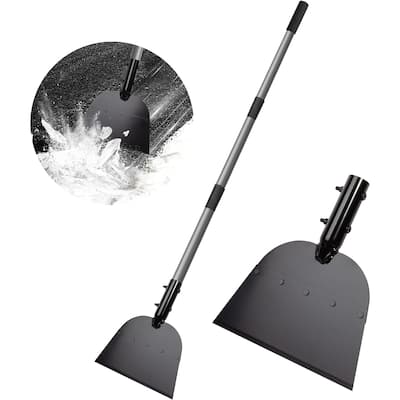 Walensee Flat Shovel, Snow Shovel, Ice Scraper, 54 inch Snow Ice Chopper for Walkway, Ice Removal