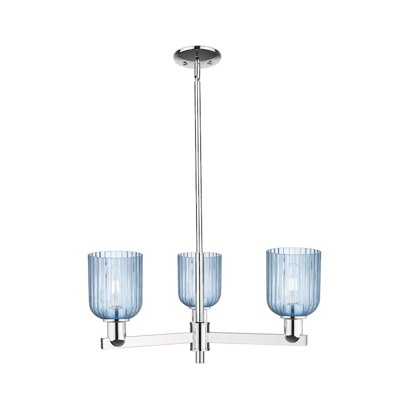 Innovations Lighting Downtown Urban - Bridal Veil - 3 Light 18" Chandelier