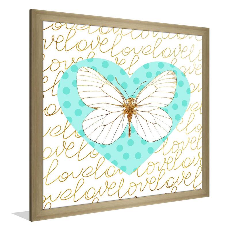"Butterfly Love (Blue)" by Jodi Print on Acrylic