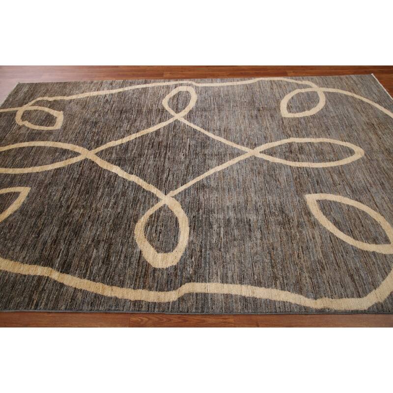 Gabbeh Kashkoli Area Rug Handmade Wool Carpet - 5'11"x 9'2"