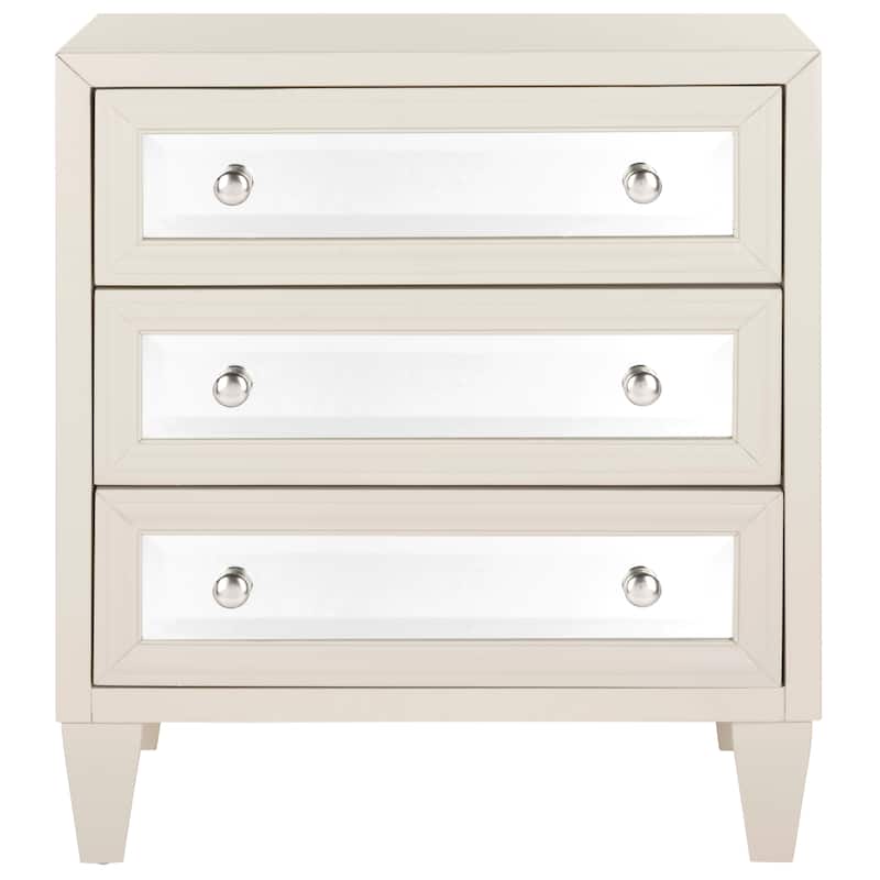 SAFAVIEH Dellia 3-Drawer Black Storage Chest