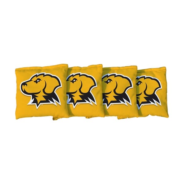 slide 2 of 3, Maryland Baltimore UMBC Retrievers Yellow Cornhole Bags All-Weather Resin Filled