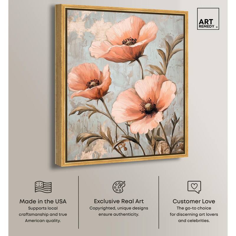 Artistic Blooms Canvas by Art Remedy