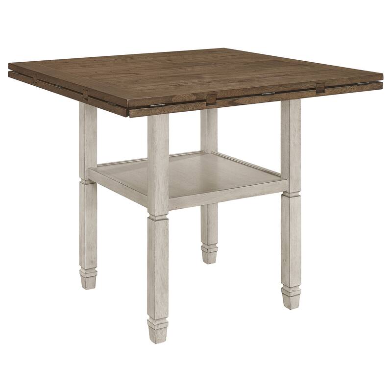 Bentley Rustic Cream Extension Counter Dining Table