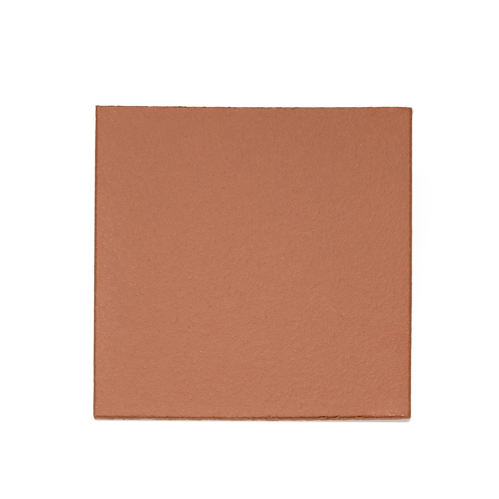 Terran 6x6 Red Unglazed Ceramic Tile - Floor & Wall