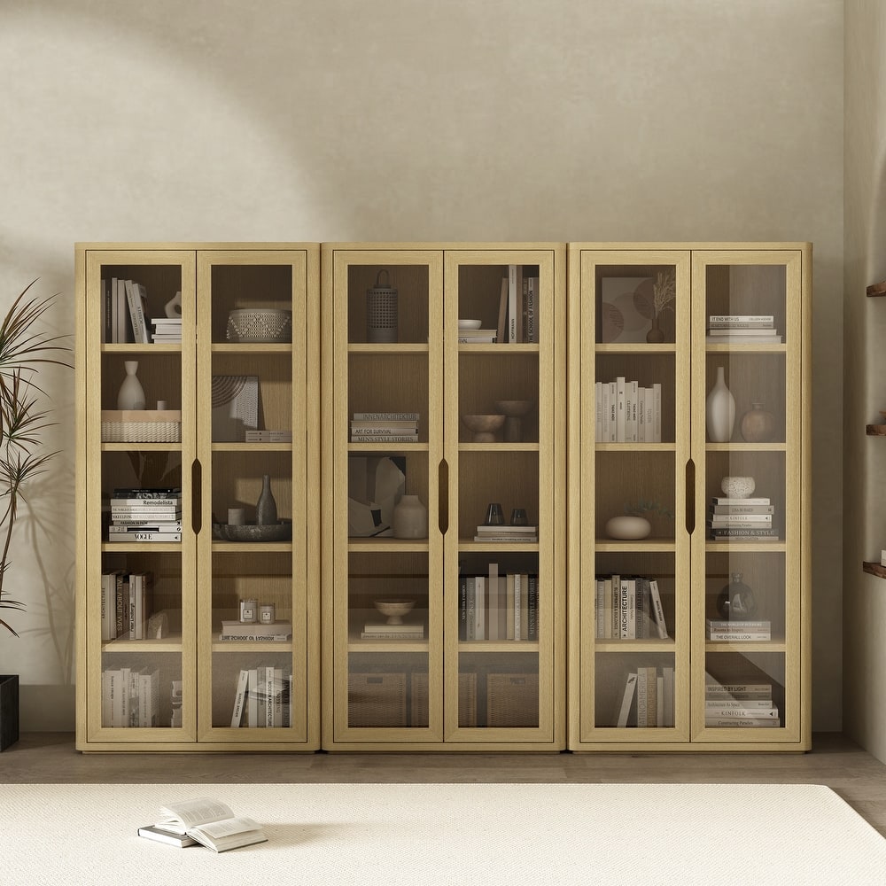 Manhattan Comfort Rivington Modern 38 In Bookcase Cabinet