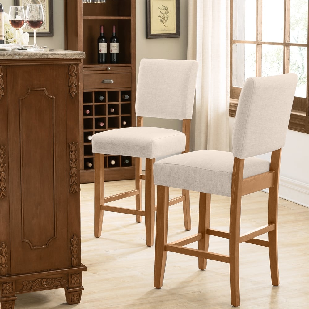 Leick Home Brax Upholstered Counter Height Barstool
